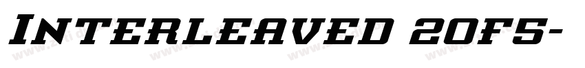 Interleaved 2of5字体转换